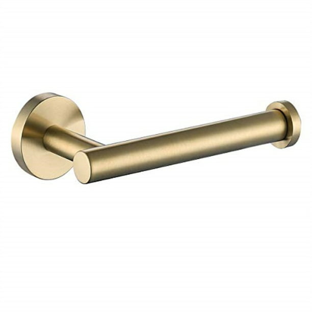 304Stainless Steel Wall mounted Toilet Paper Holder Polished Gold Square Base